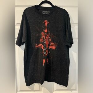 3/$20 Marvel Black and Red Deadpool Men's Tee XL